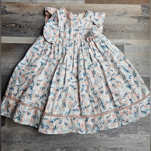 The Prairie By Rachel Ashwell Dress Floral Lined Size 3T Lined - Picture 1 of 8
